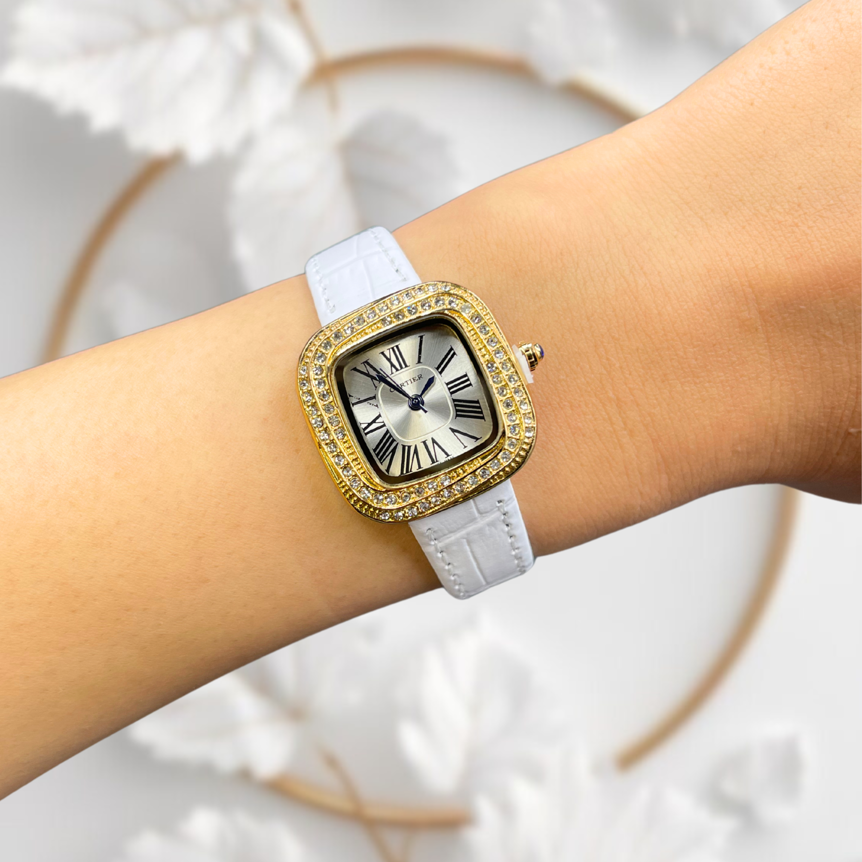 C-artier tank Coussin white